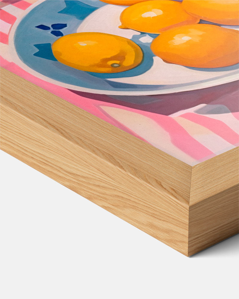 Zomers Tafereel met Citroenen Poster-WallArtistic