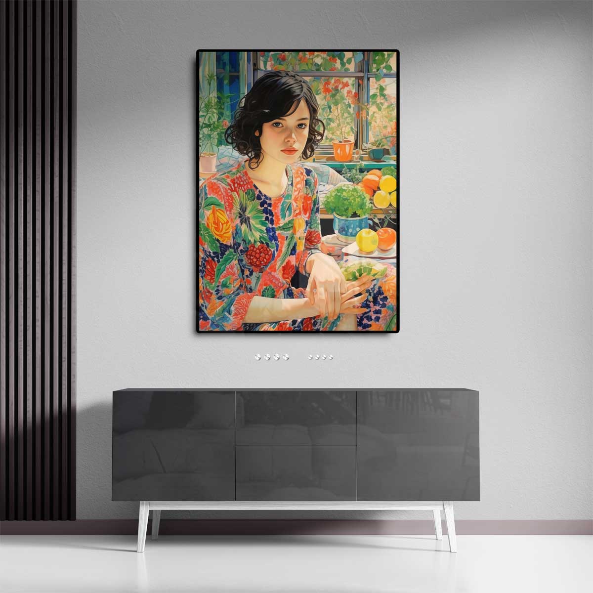 Kleurrijke Zomer Droom Kunstwerk-canvas-dibond-plexiglas-wanddecoratie-WallArtistic