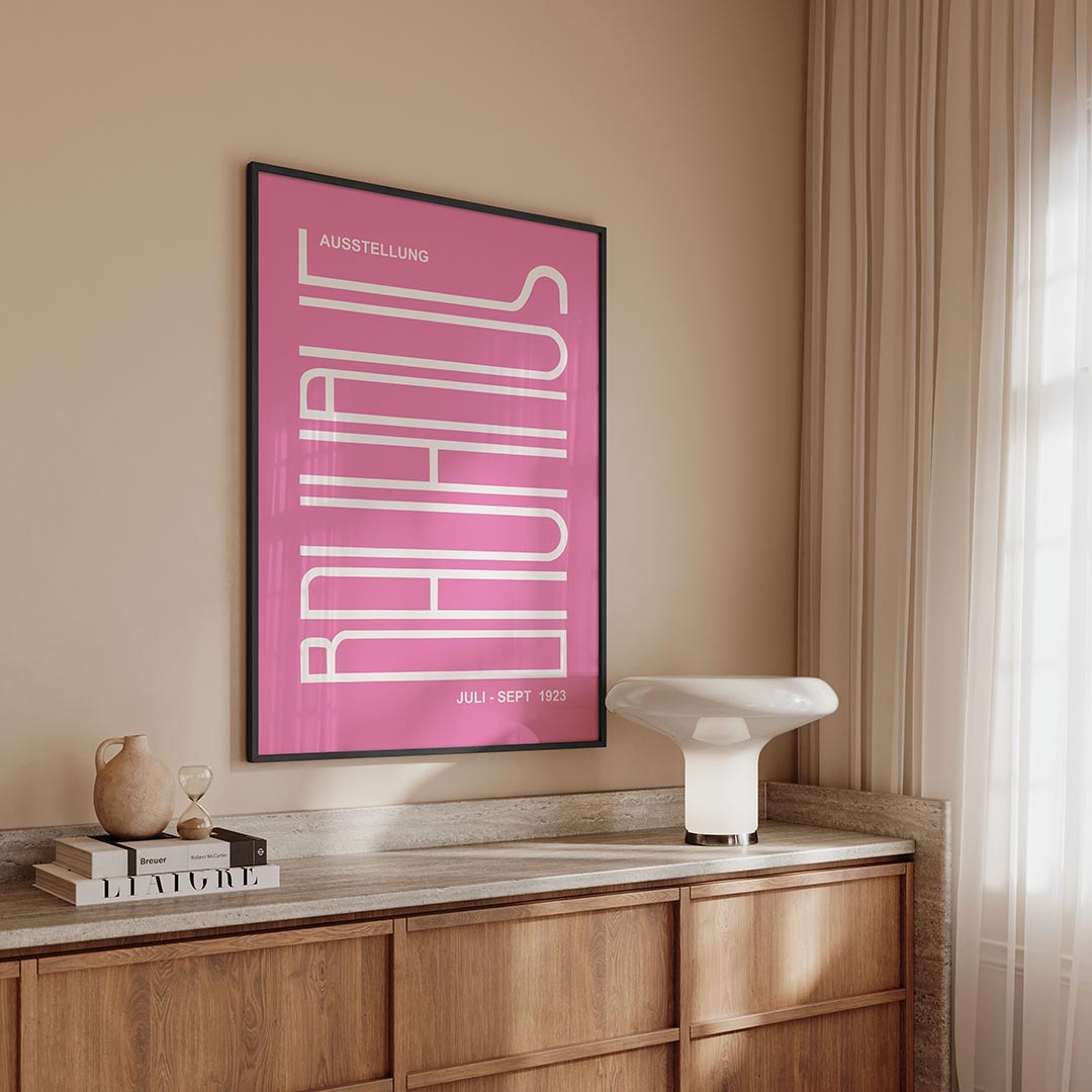 Lijnen en vormen Poster