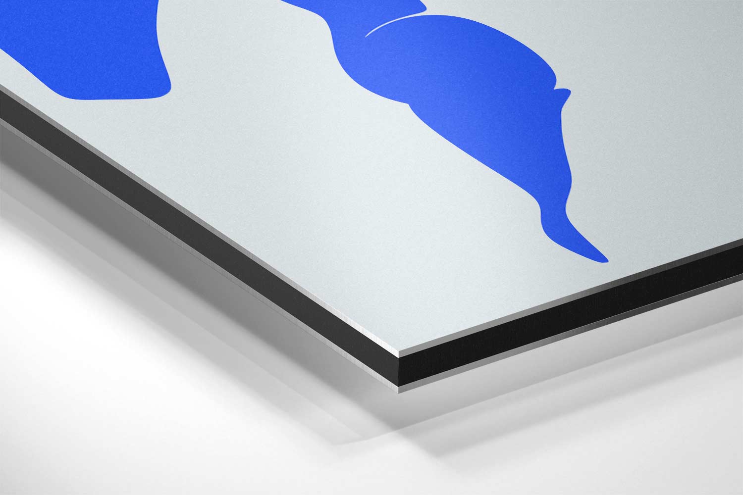 Blauwe Lingerie op de Lijn Kunstwerk-canvas-dibond-plexiglas-wanddecoratie-WallArtistic