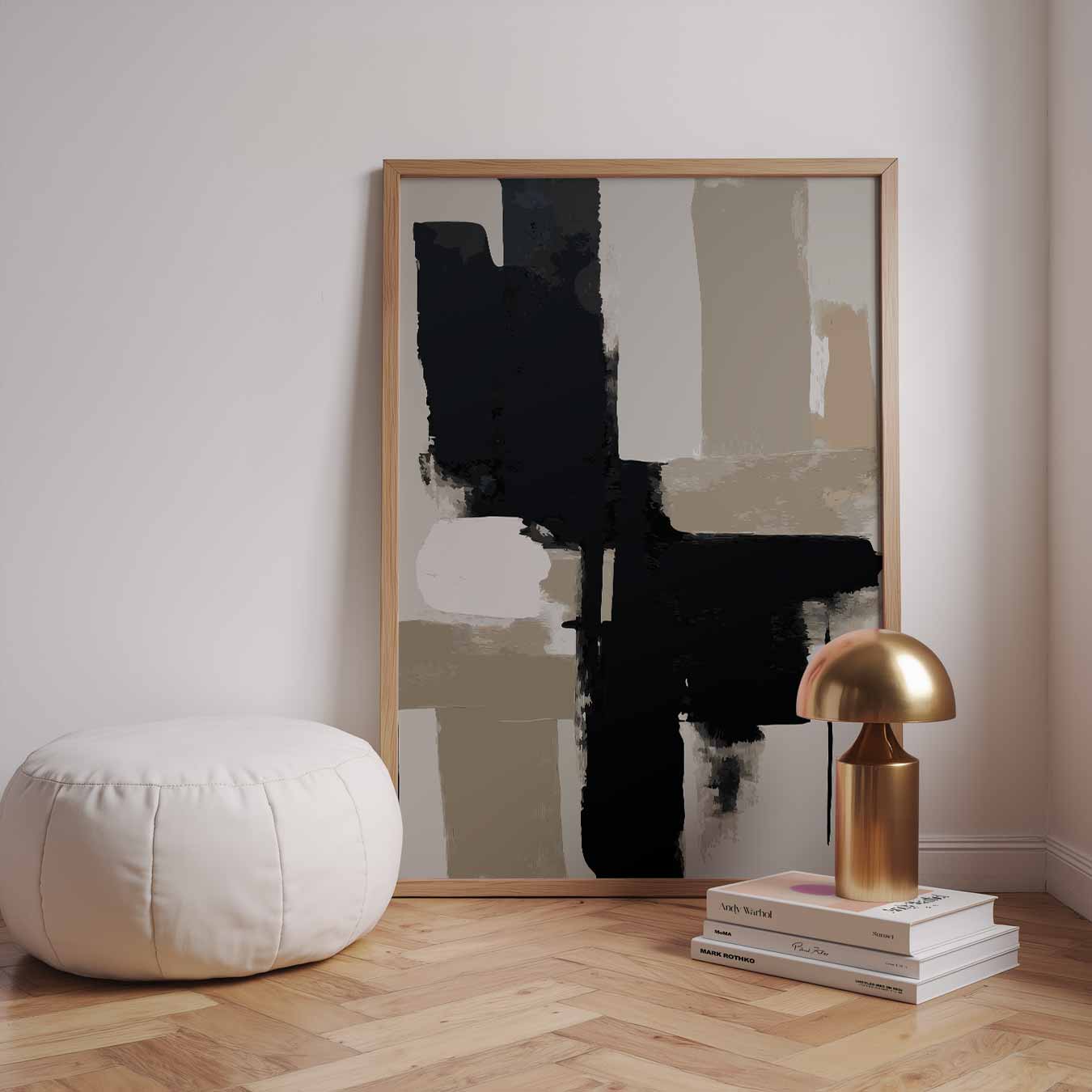 Abstracte Elegantie Poster