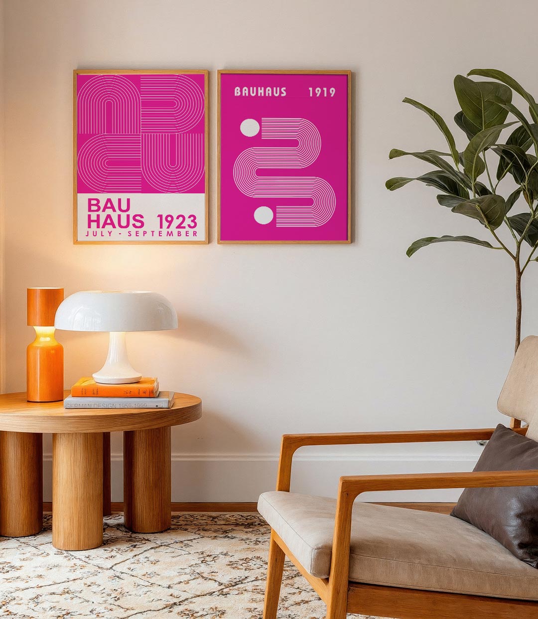Lijnen en kleurvlakken Posterset