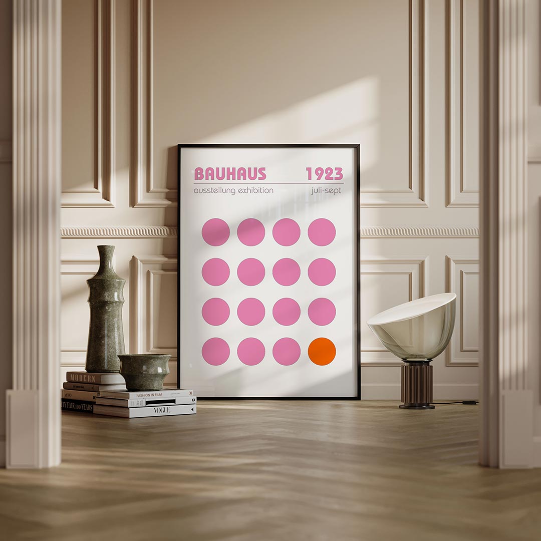Cirkelritme en kleur Poster