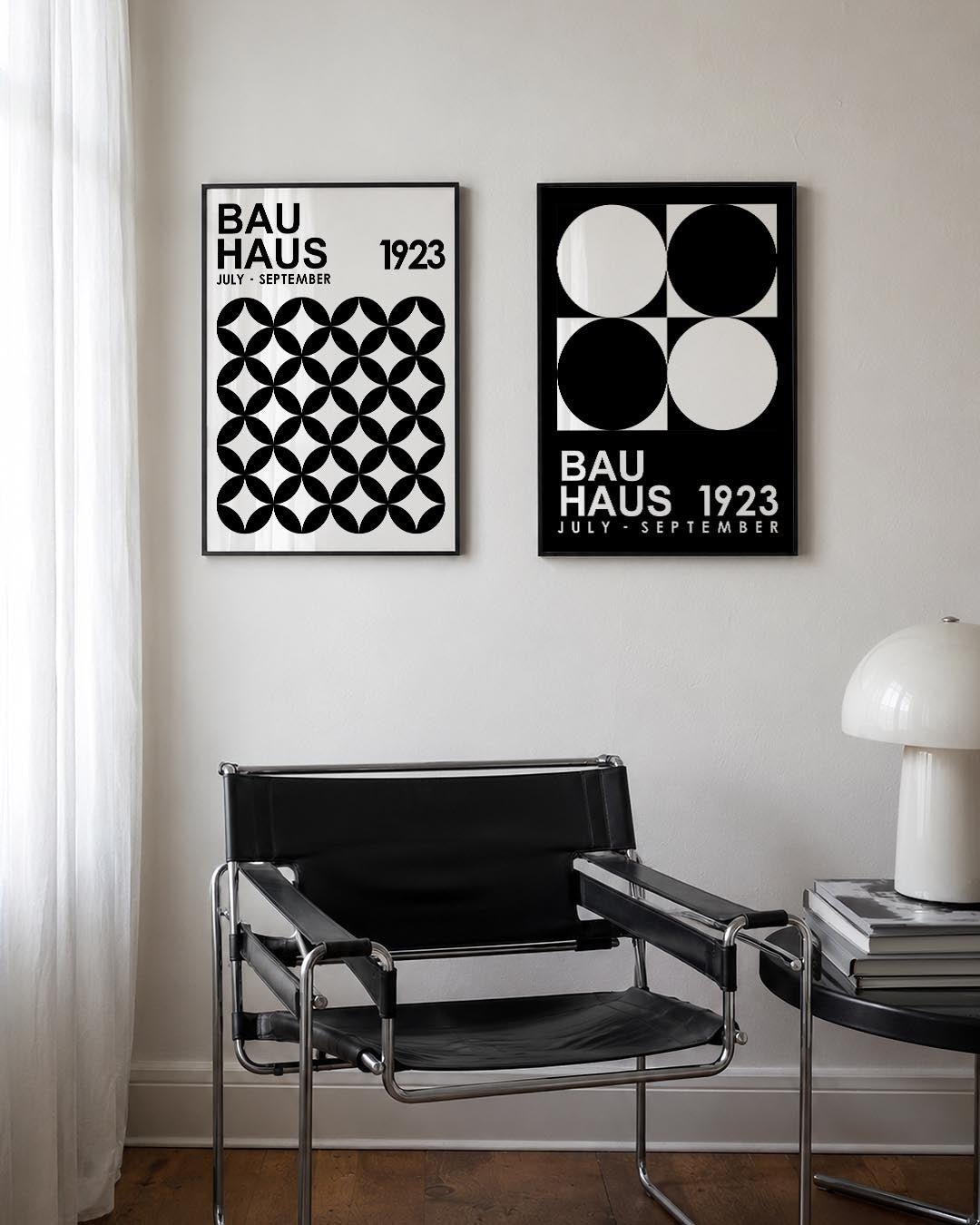 Cirkelpatroon en tekst Posterset