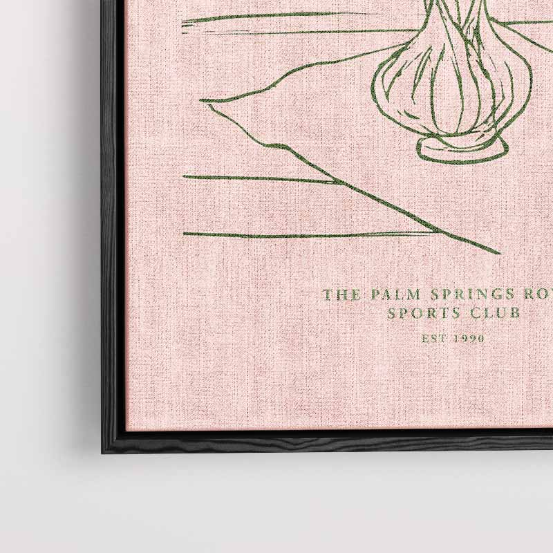 Palm Springs Country Club Bloemenprint Kunstwerk-canvas-dibond-plexiglas-wanddecoratie-WallArtistic