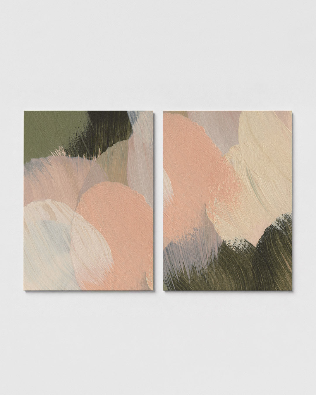 Zachte kleurvlakken Posterset