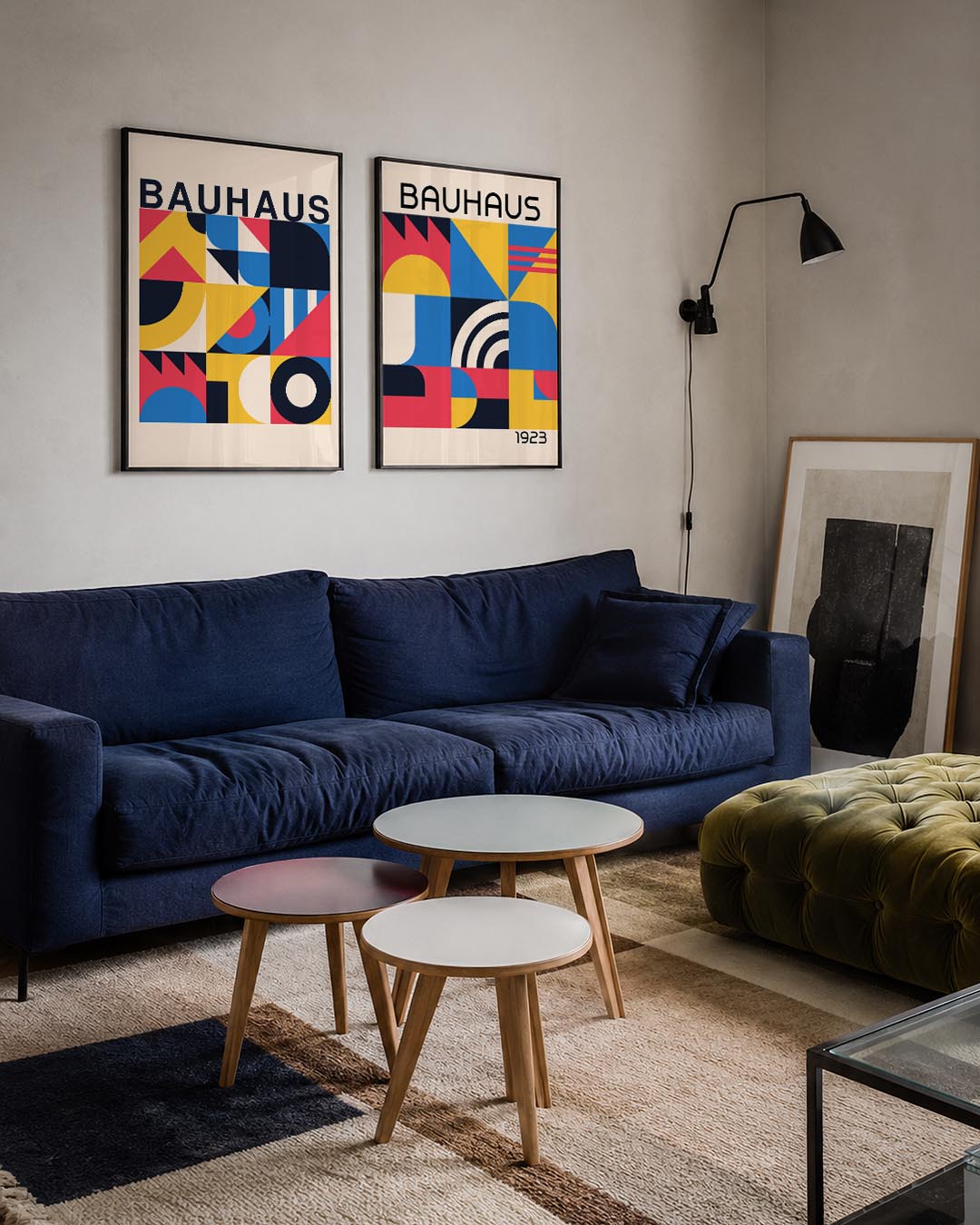 Vormen en kleurvlakken Posterset
