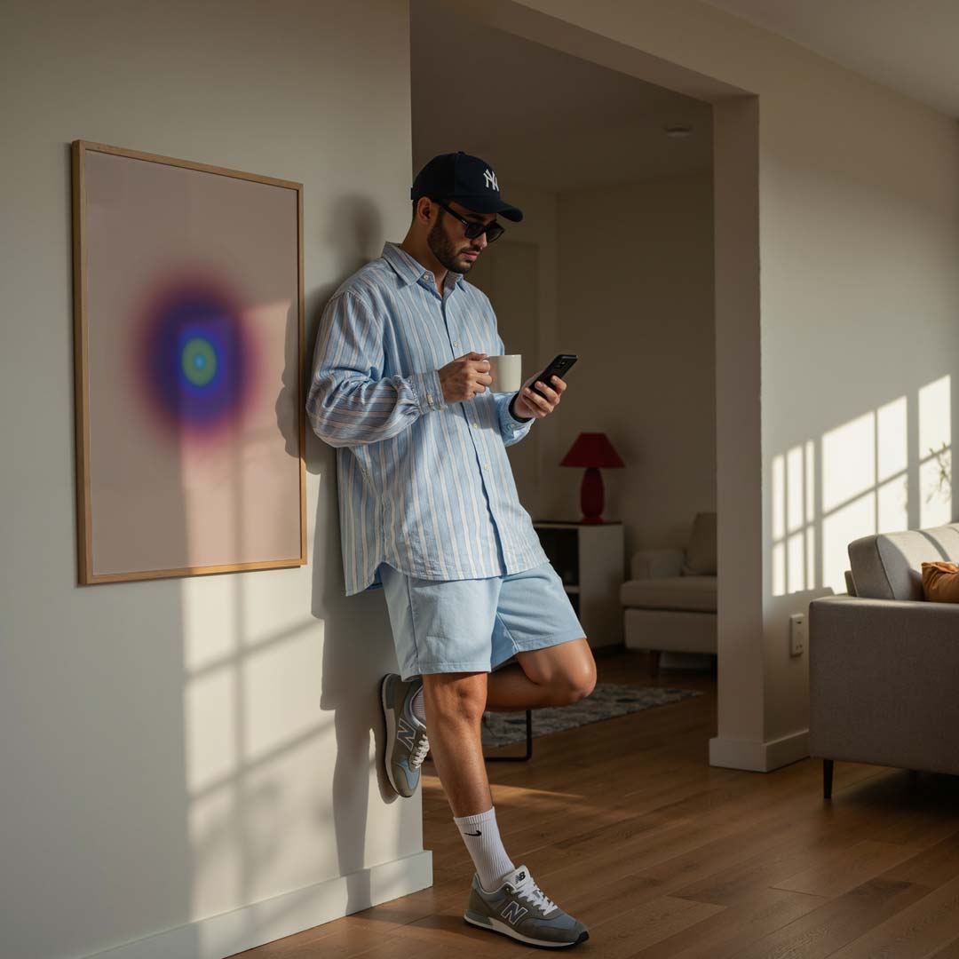 Zachte Regenboog Cirkel Poster-WallArtistic