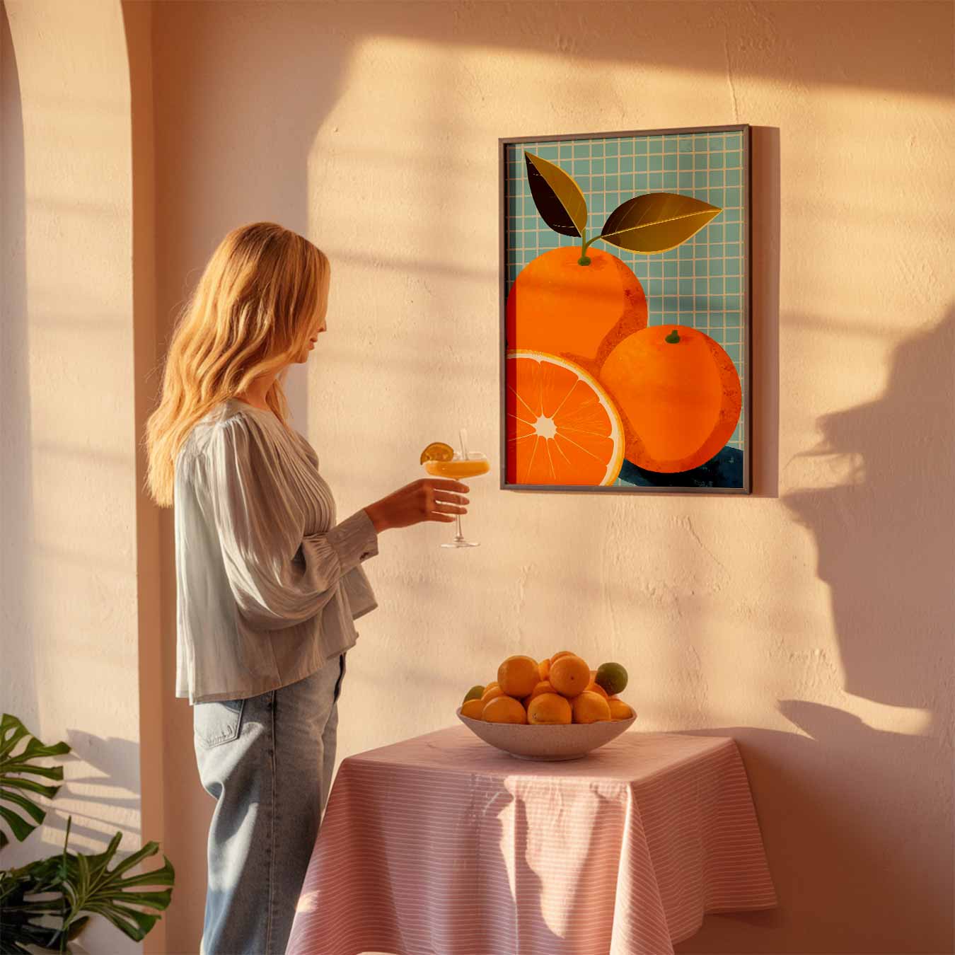 Vrolijke Citrus Poster-WallArtistic