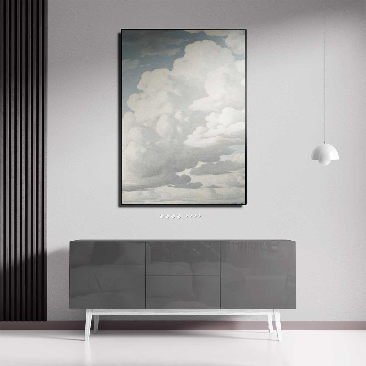 Dromerige Wolkenlucht Kunstwerk-canvas-dibond-plexiglas-wanddecoratie-WallArtistic