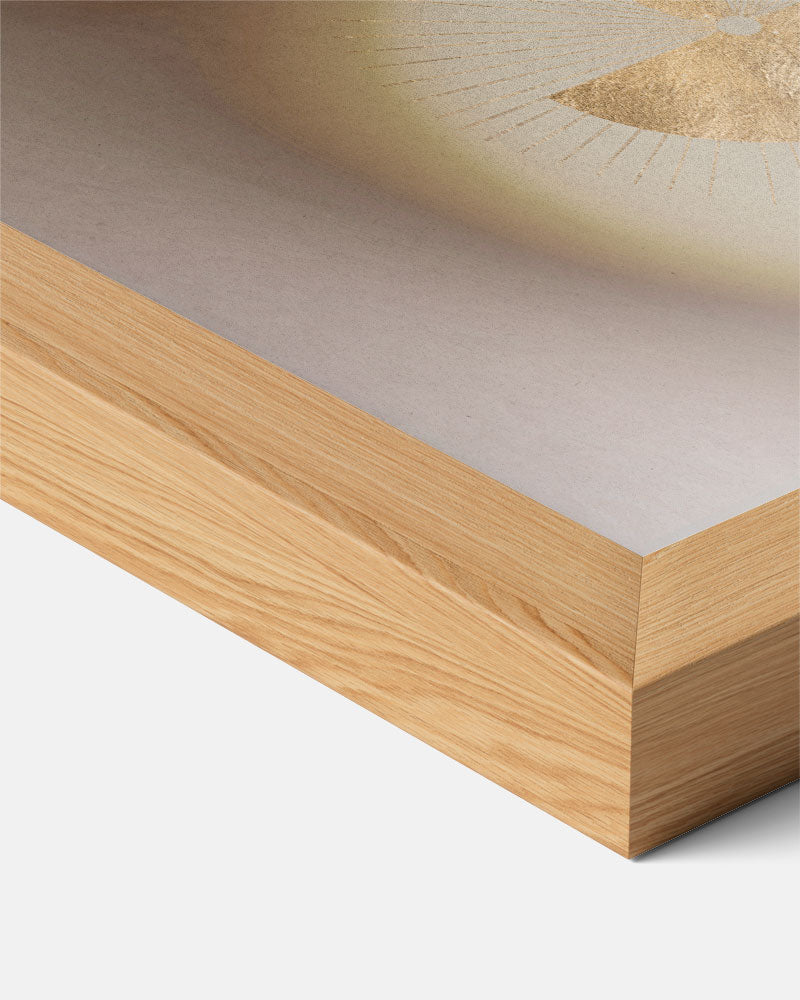 Mystieke Goud Textuur Poster-WallArtistic