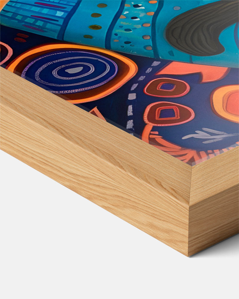 Warme Knuffel met Kat Poster-WallArtistic