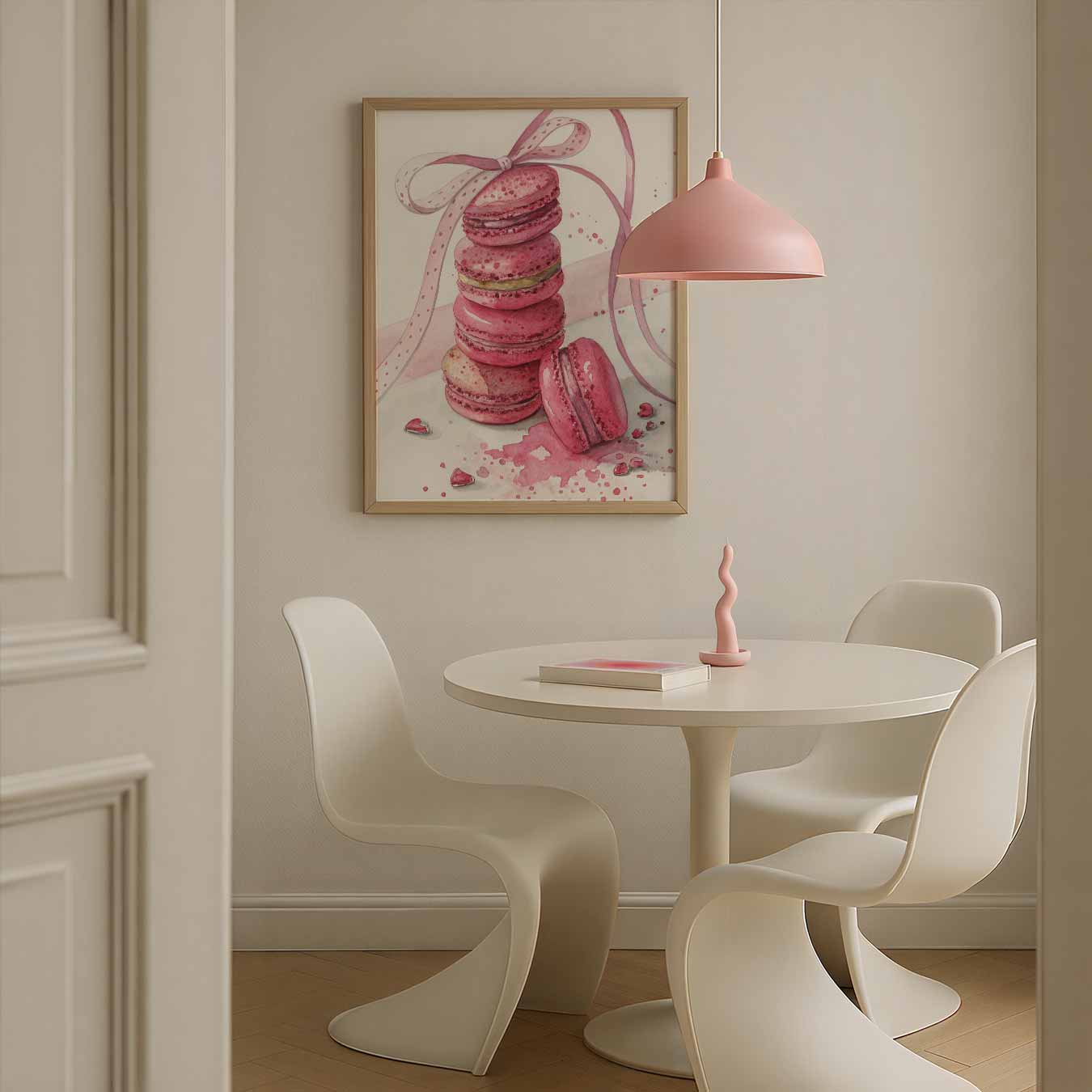 Zoete Macaron Droom Poster-WallArtistic