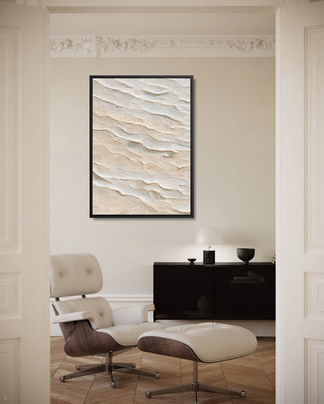 Golvende textuur Kunstwerk