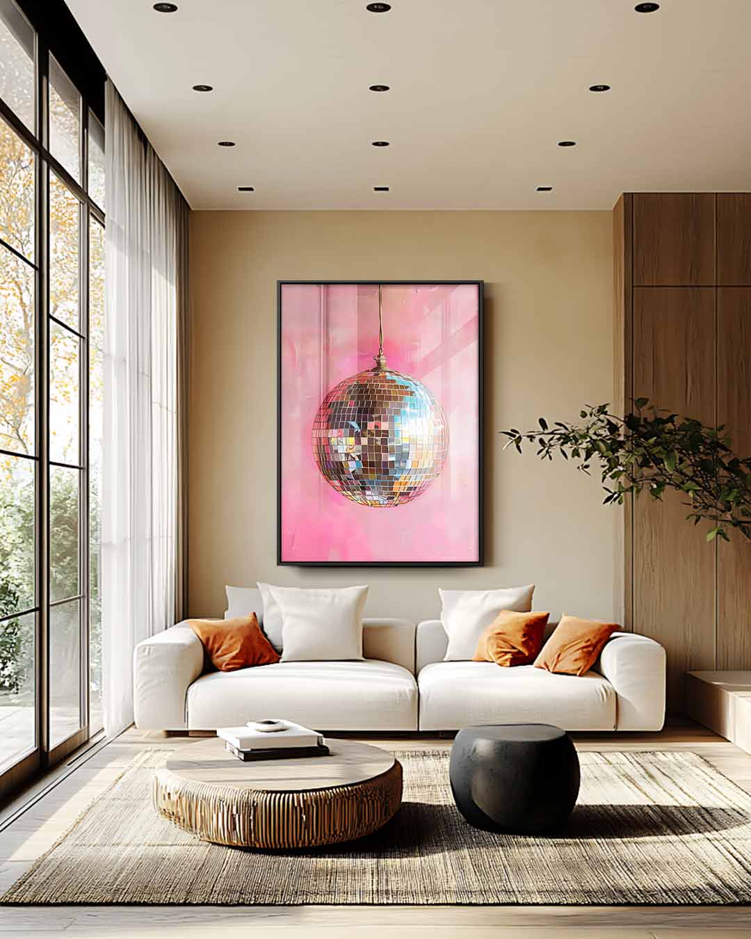 Discoballen Droom Kunstwerk-canvas-dibond-plexiglas-wanddecoratie-WallArtistic