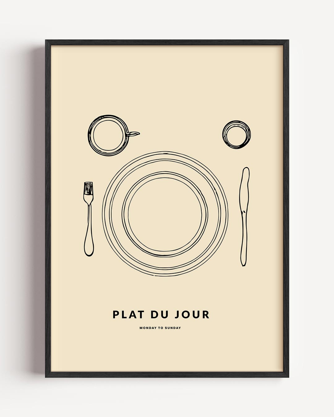 Plat du Jour Poster-WallArtistic