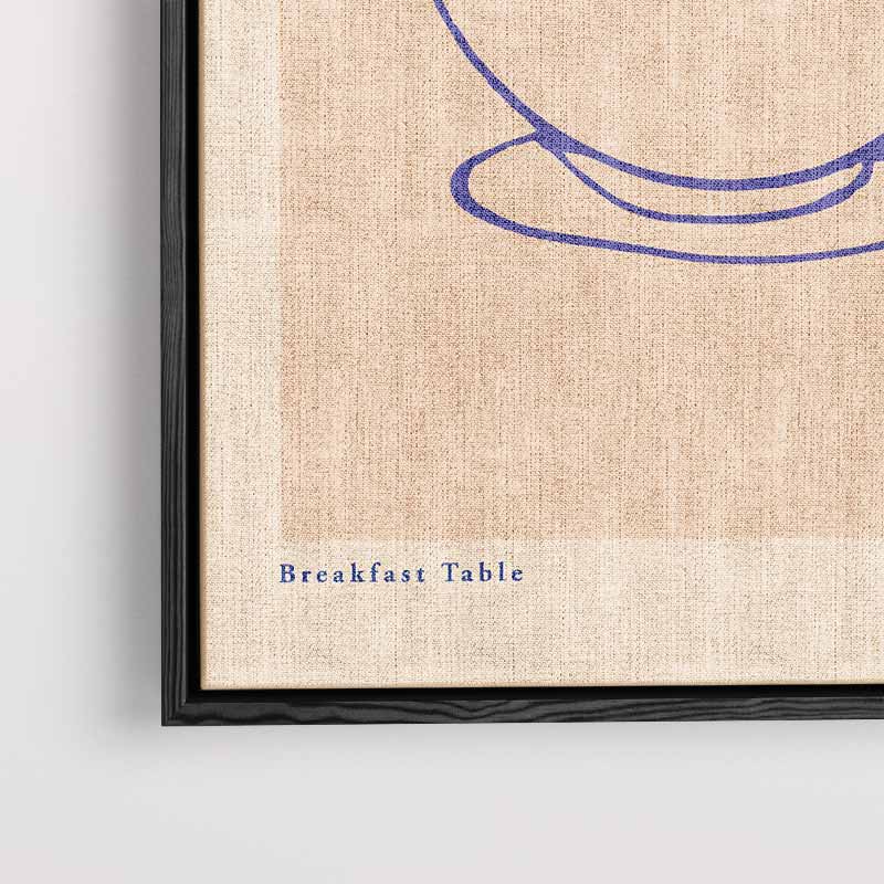 Eenvoudige Koffiemok Illustratie Kunstwerk-canvas-dibond-plexiglas-wanddecoratie-WallArtistic