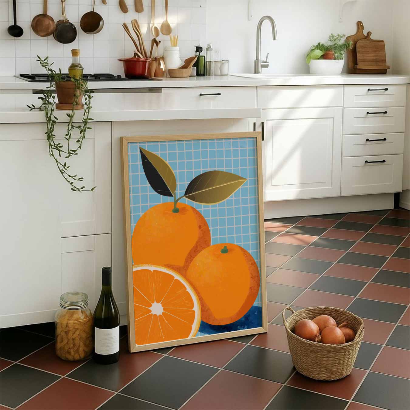 Vrolijke Citrus Poster-WallArtistic