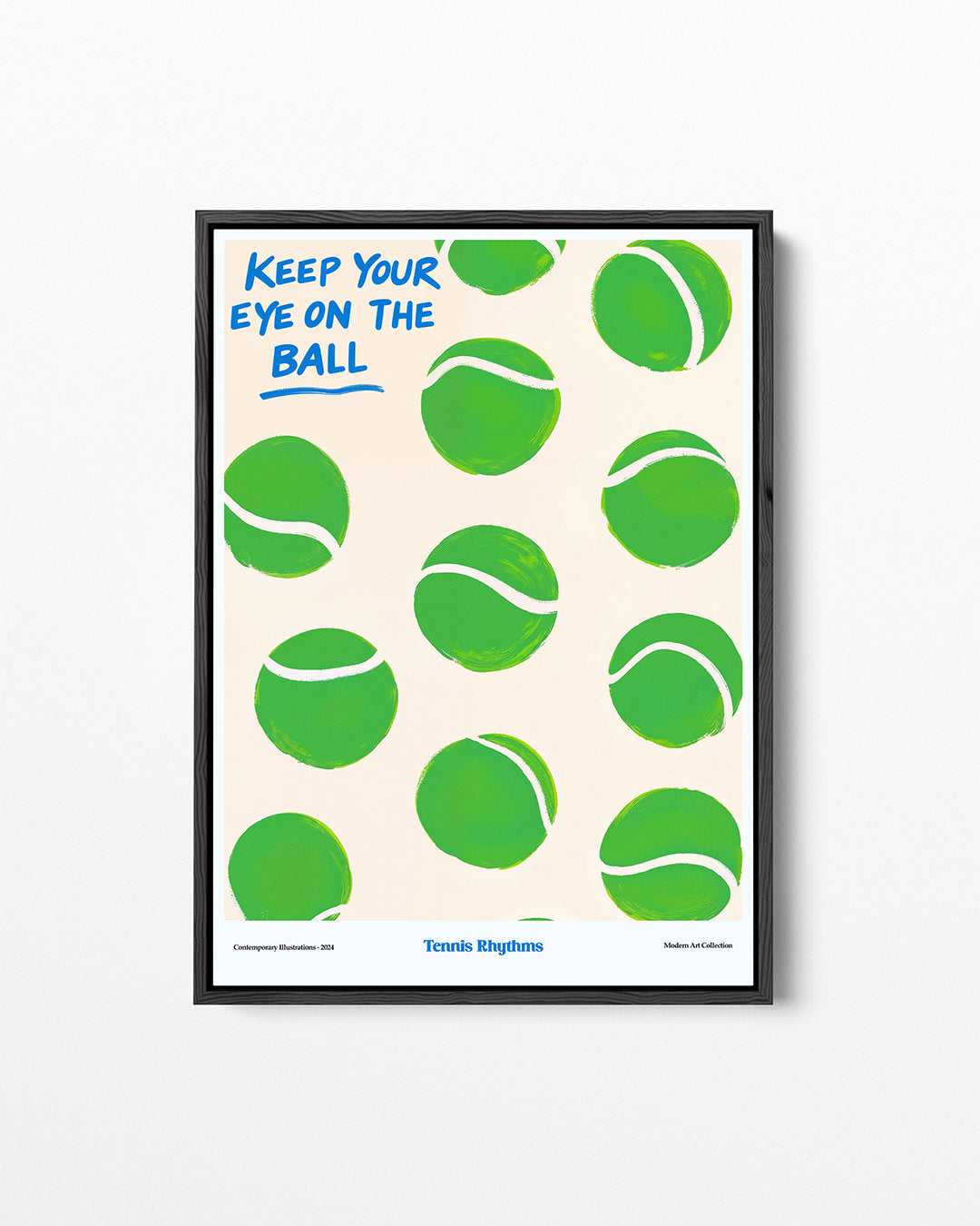 Tennisbal herhaling Kunstwerk