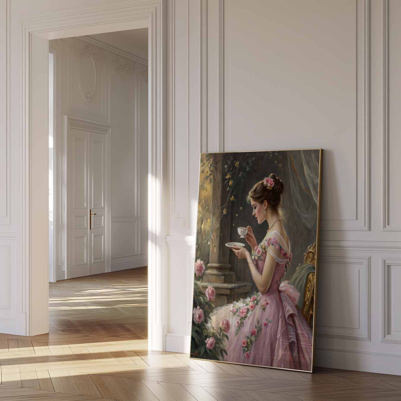 Romantische Theemoment Poster