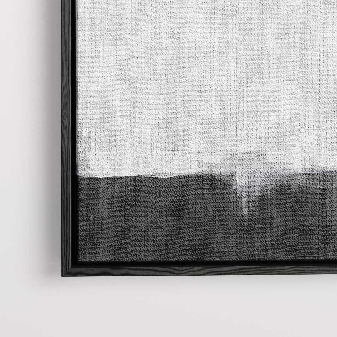 Stijlvolle Grijstinten Abstractie Kunstwerk-canvas-dibond-plexiglas-wanddecoratie-WallArtistic