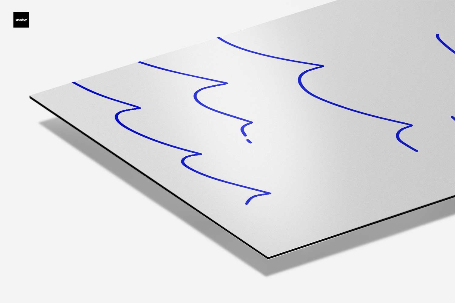 Blauwe Golven Kunstwerk-canvas-dibond-plexiglas-wanddecoratie-WallArtistic