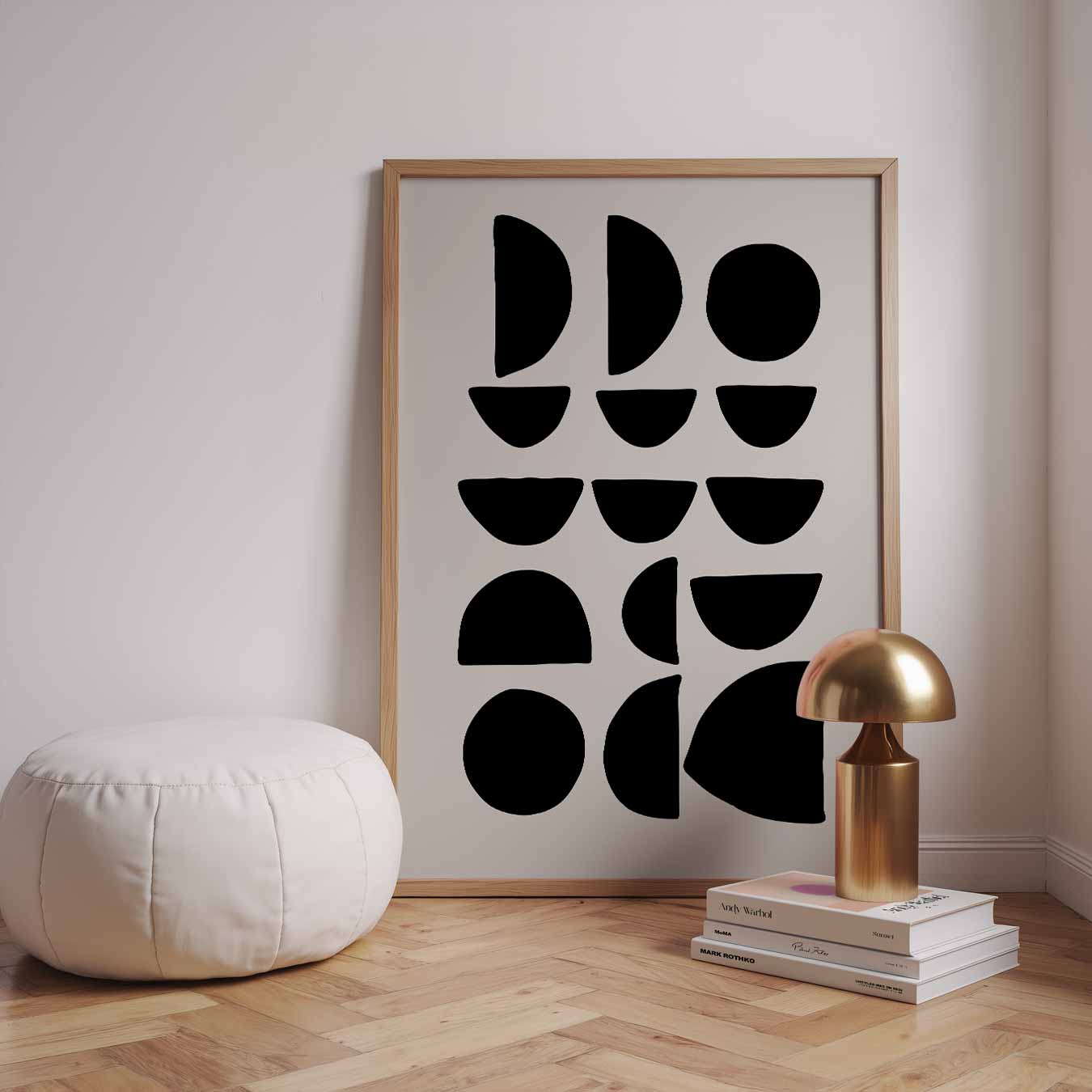 Minimalistische Geometrische Kunstposter
