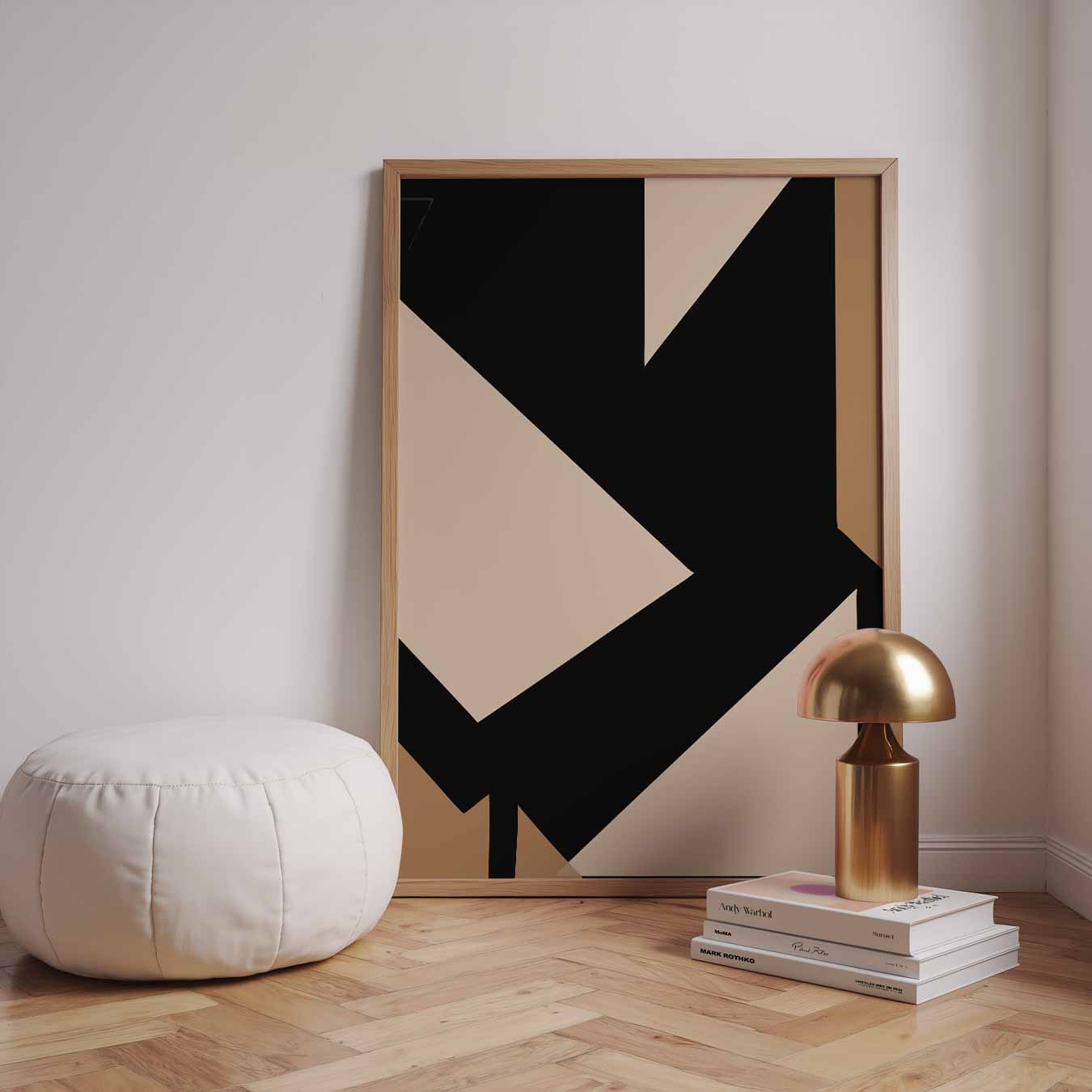 Abstracte Geometrie Designposter-WallArtistic