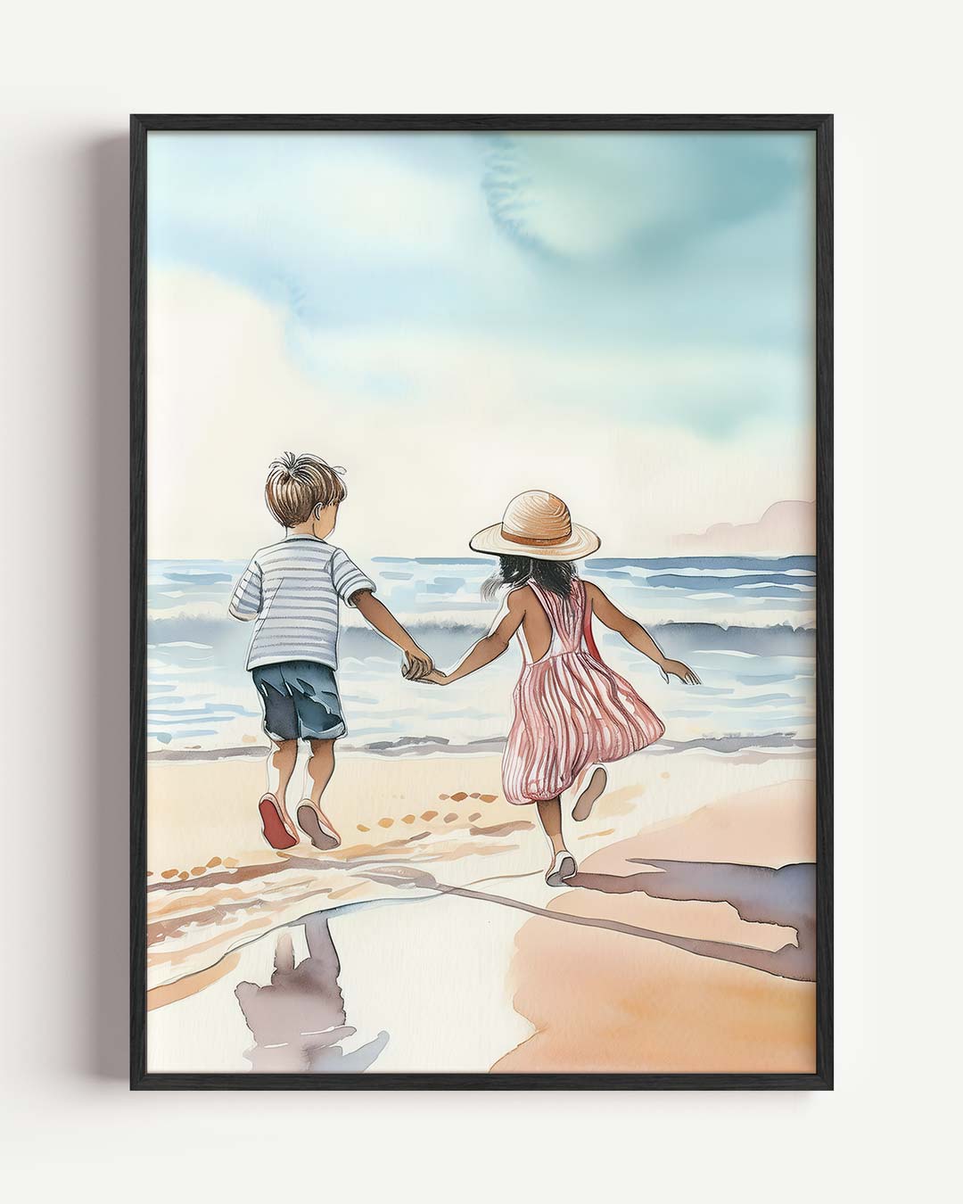 Samen Op Avontuur Strandposter-WallArtistic