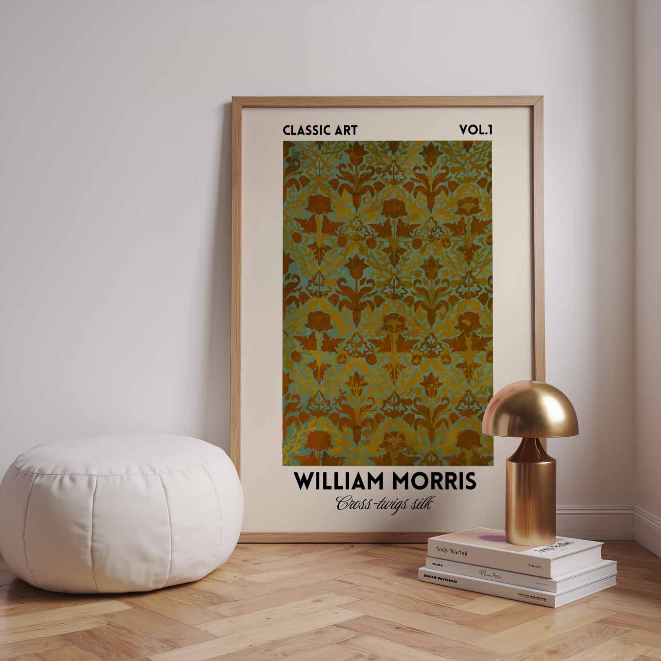 William Morris Bloemenpatroon Poster-WallArtistic