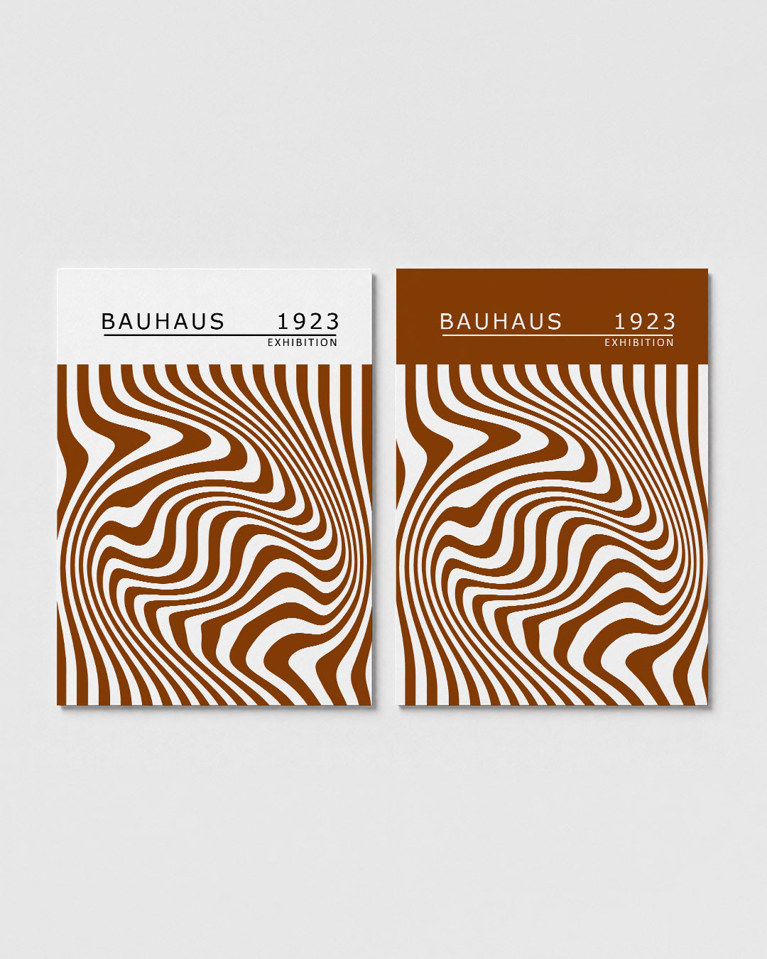 Golvend lijnenspel Posterset