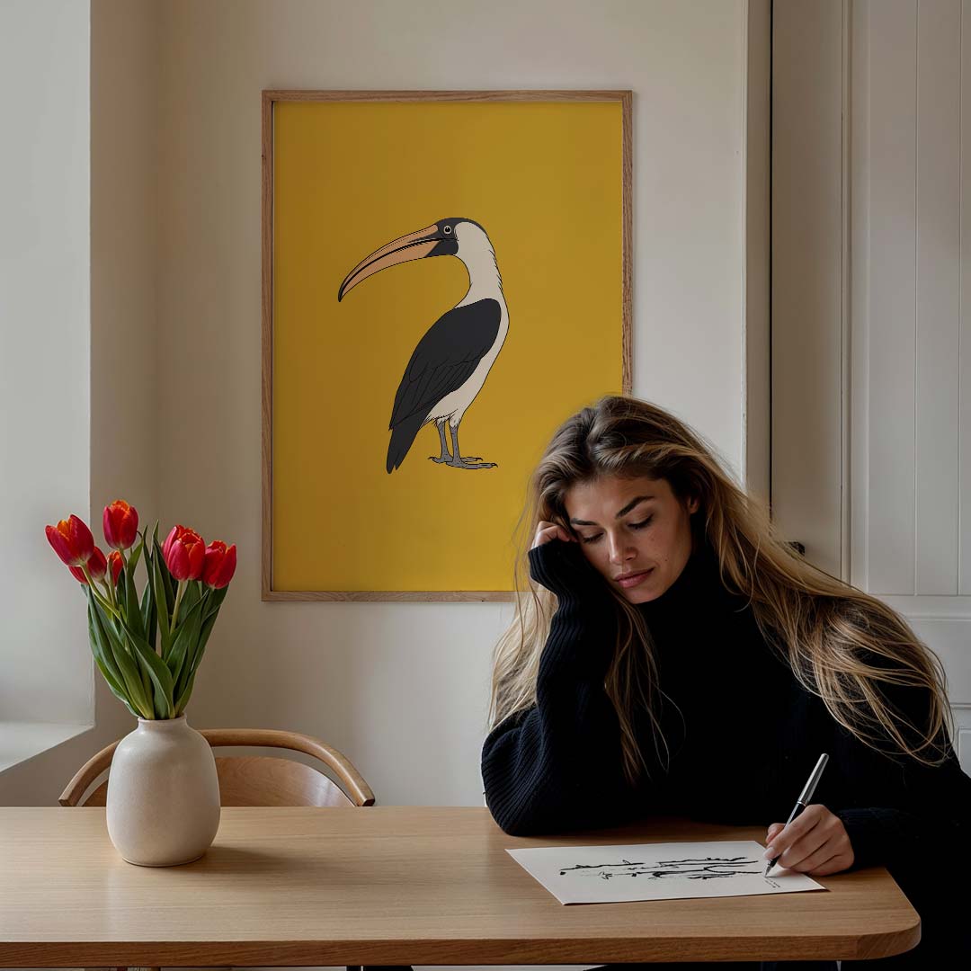 Stijlvolle Toekan Poster-WallArtistic