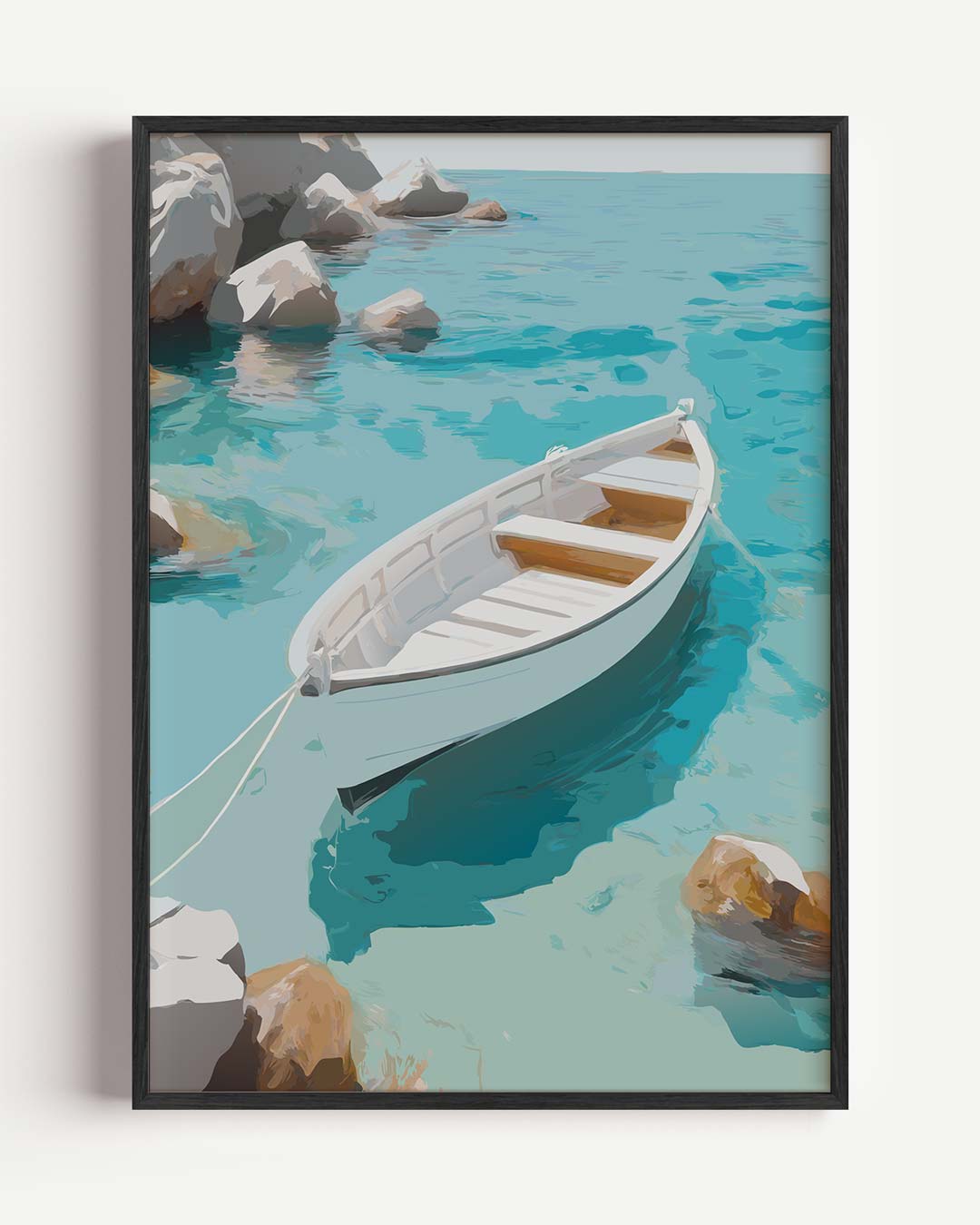 Dromerige Zeilboot Poster