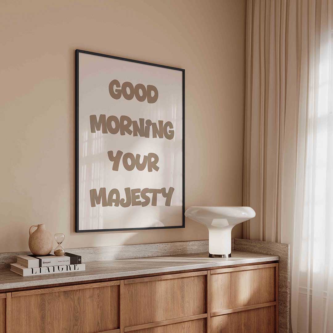 Good morning tekst Poster