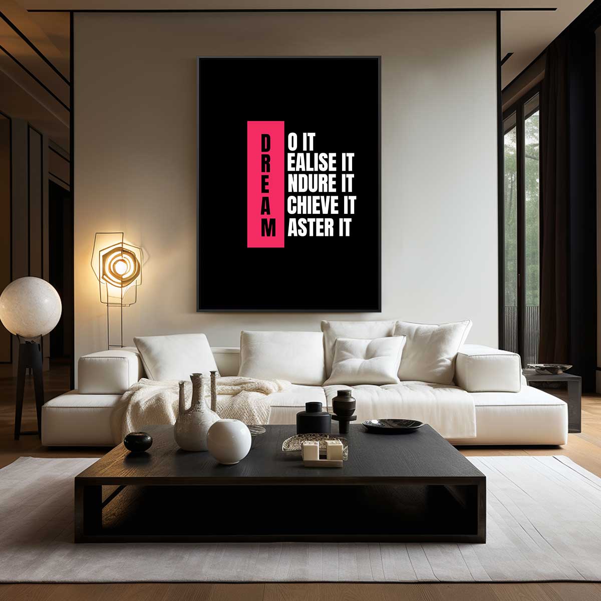 Inspirerende Dromen Poster Kunstwerk-canvas-dibond-plexiglas-wanddecoratie-WallArtistic