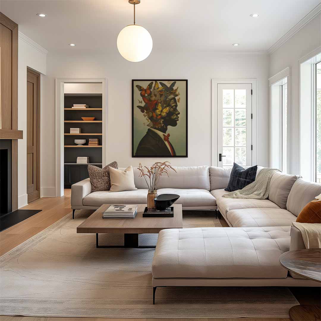 Vlinders van Vrijheid Kunstwerk-canvas-dibond-plexiglas-wanddecoratie-WallArtistic