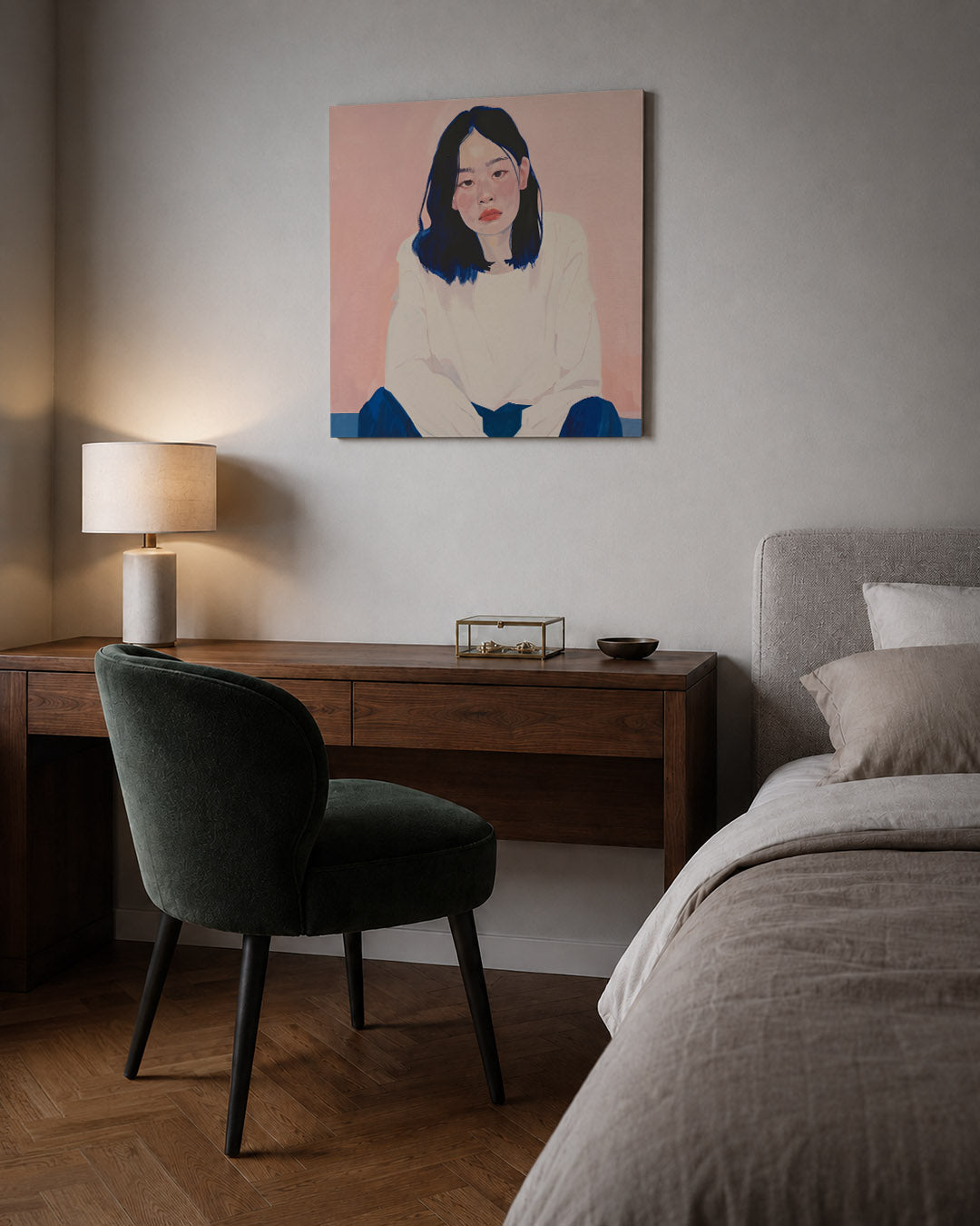 Portretstudie Kunstwerk