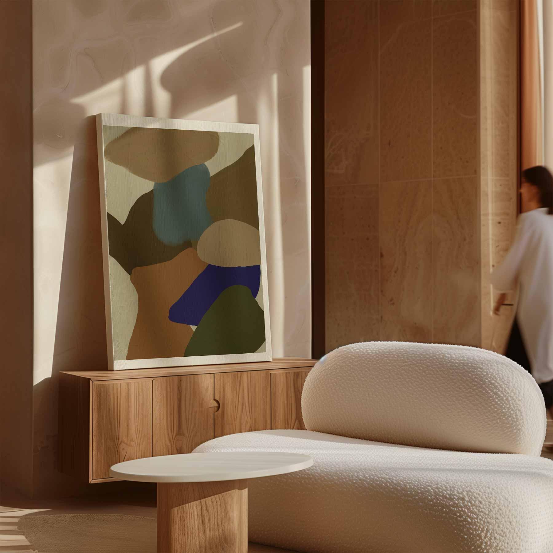 Aards Abstract Kunstwerk-canvas-dibond-plexiglas-wanddecoratie-WallArtistic