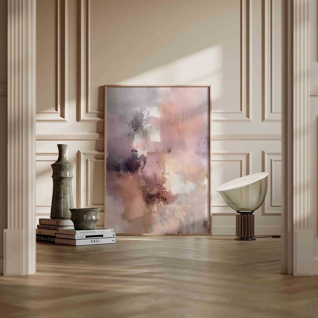 Abstracte pastelkleuren Poster
