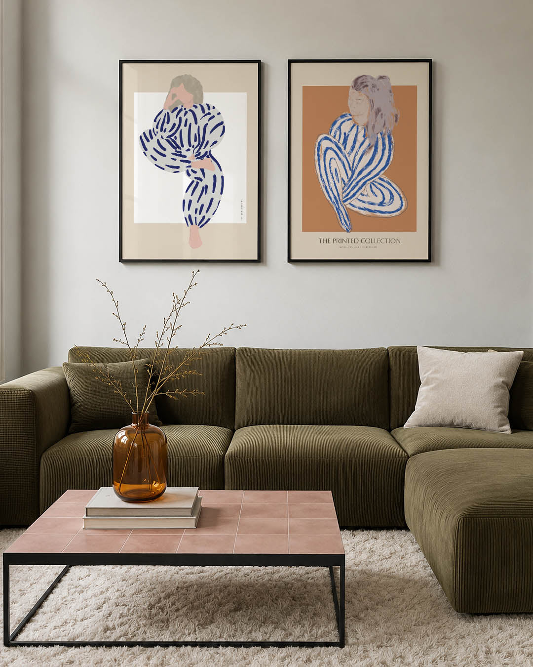 Vorm en kleurenspel Posterset