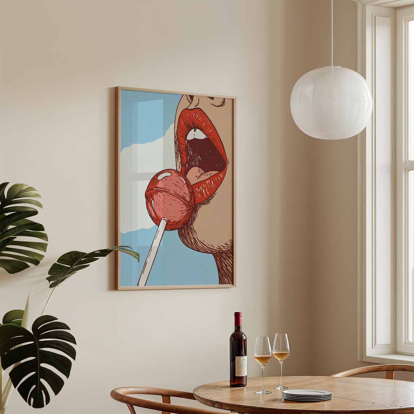 Pop-art Poster Lolly Poster
