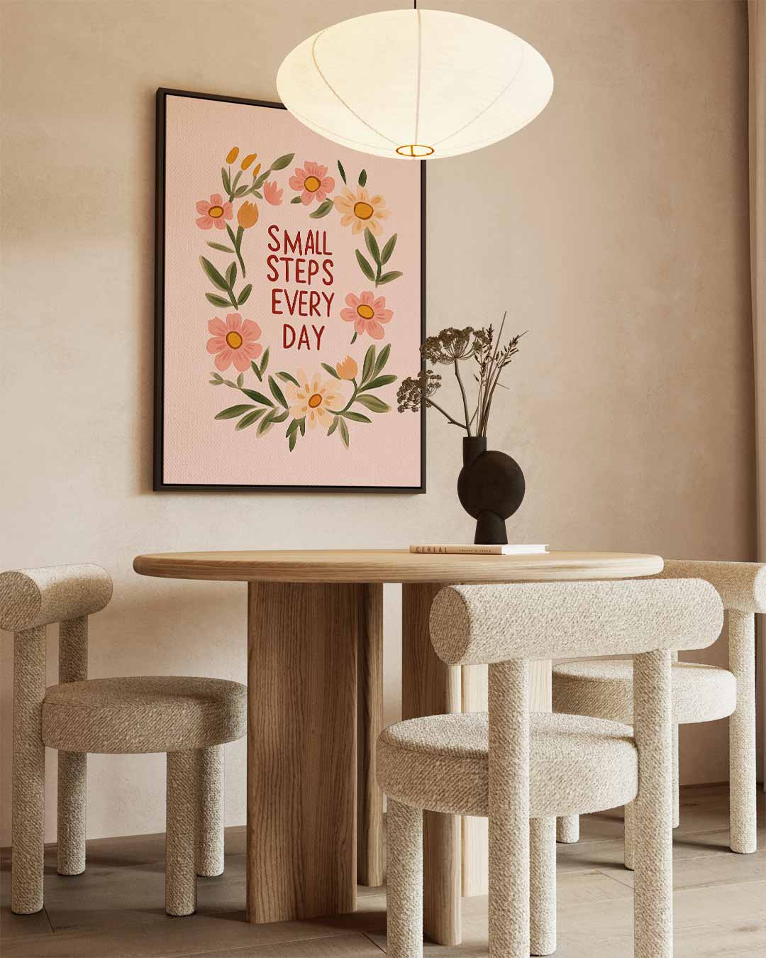 Motiverende Bloemenposter Kunstwerk-canvas-dibond-plexiglas-wanddecoratie-WallArtistic