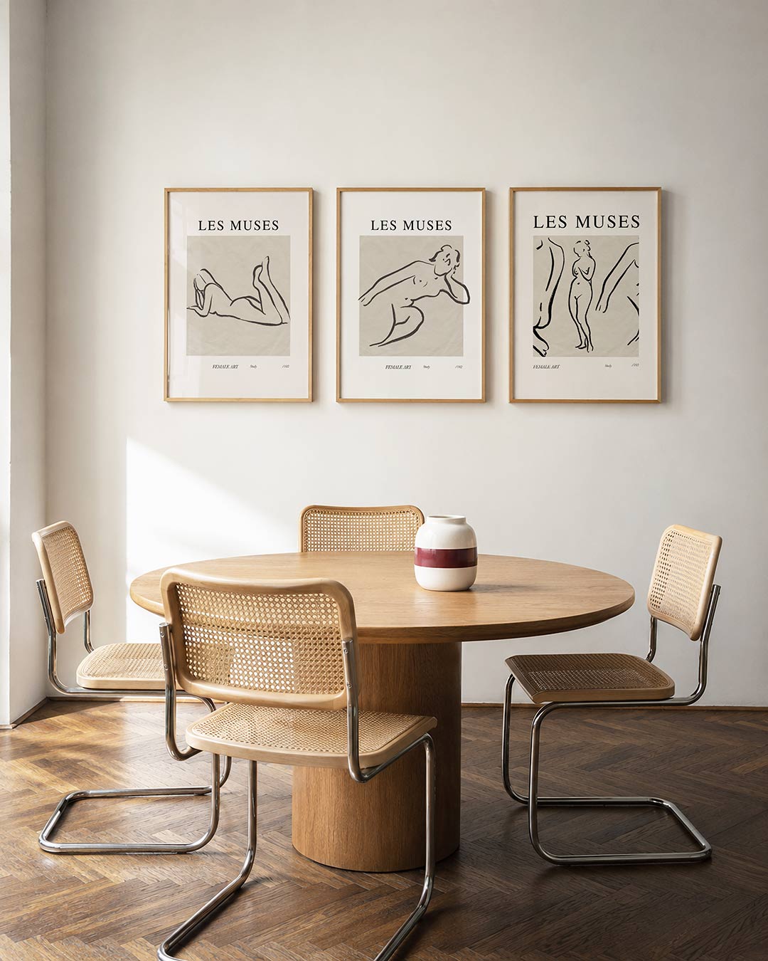 Lijnenspel en vormen Posterset