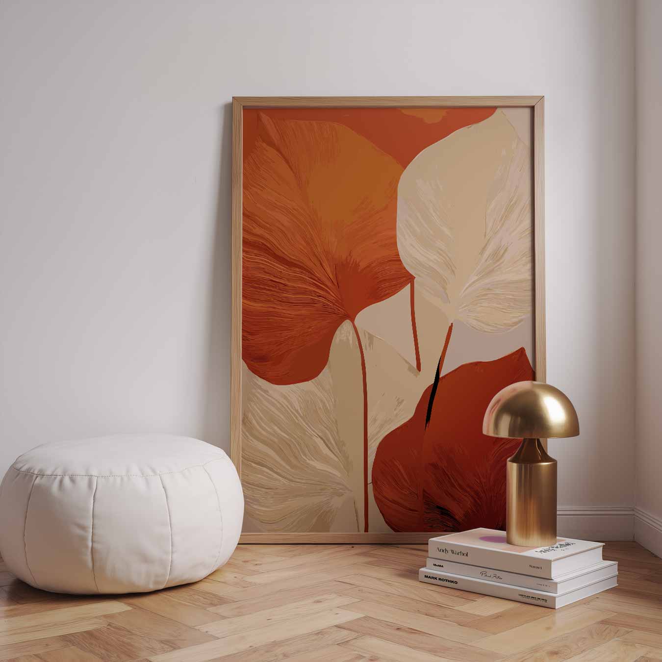 Herfstbladeren Abstractie Poster