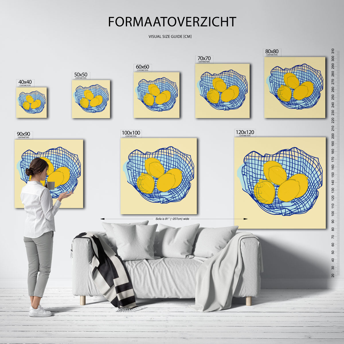 Citroenen in net Poster