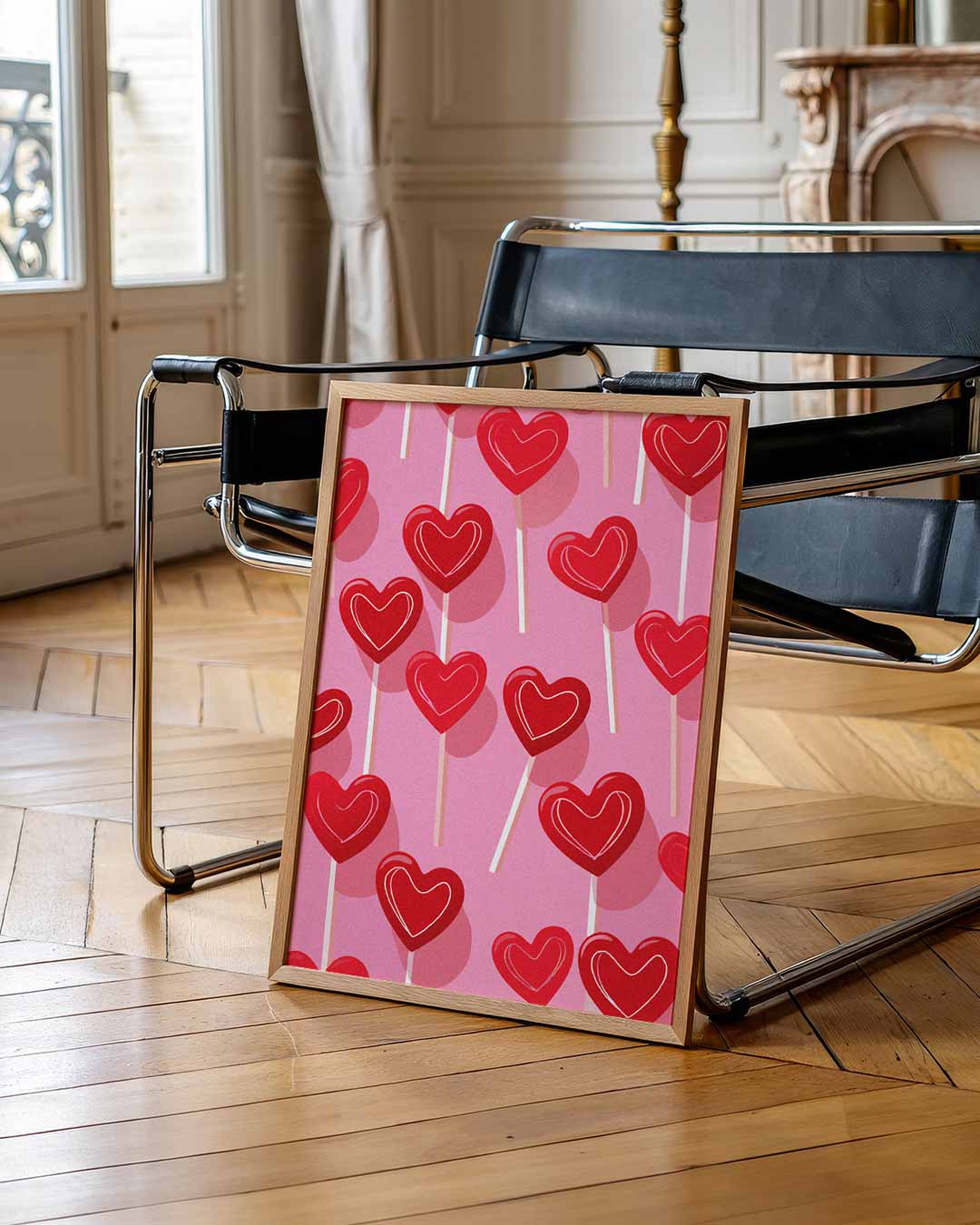 Zoete Hartjes Poster-WallArtistic