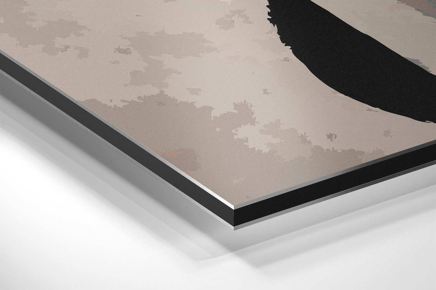 Moderne Abstracte Compositie Kunstwerk-canvas-dibond-plexiglas-wanddecoratie-WallArtistic