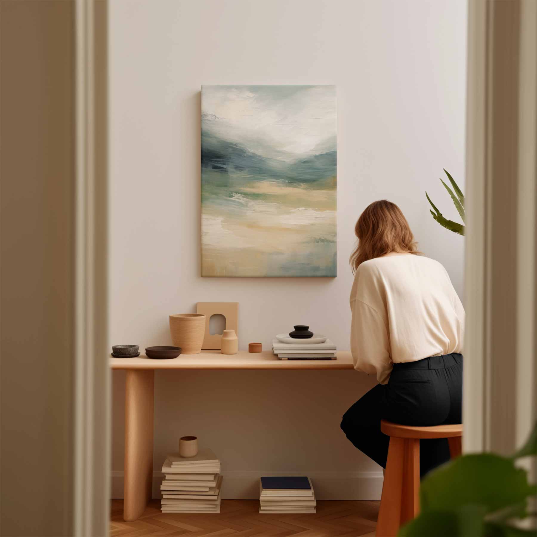 Dromerige Horizonten Kunstwerk-canvas-dibond-plexiglas-wanddecoratie-WallArtistic