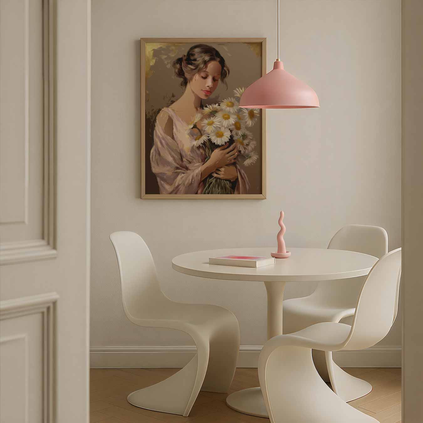 Lente Sfeer Met Margrieten Poster-WallArtistic