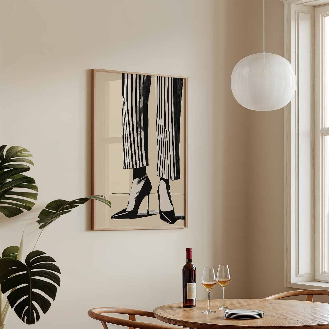 Stijlvolle Stiletto Vibes Poster